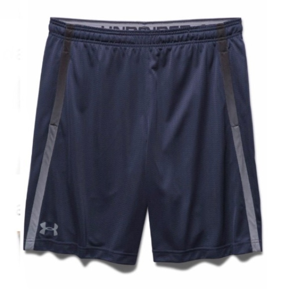 UNDER ARMOUR Navy Tech Mesh Shorts - XL